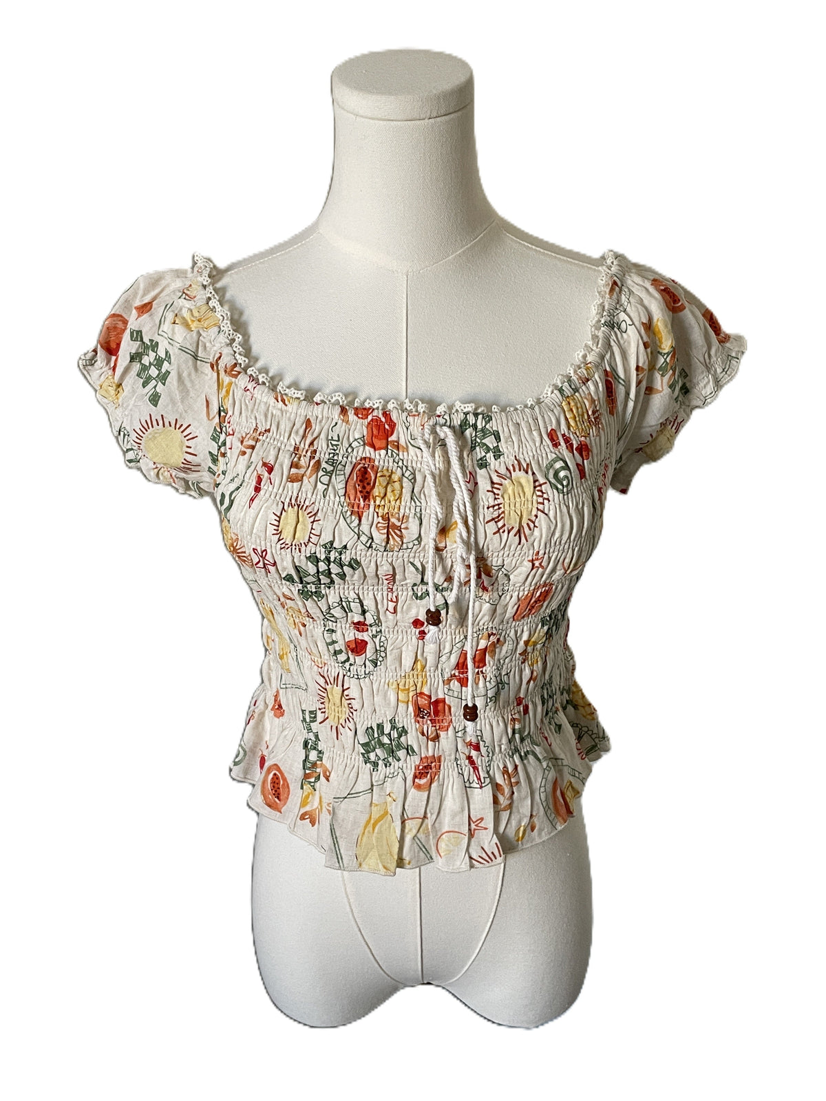Costal Ruched Crop top