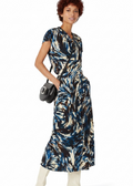 Proenza Schouler printed cady short sleeve dress