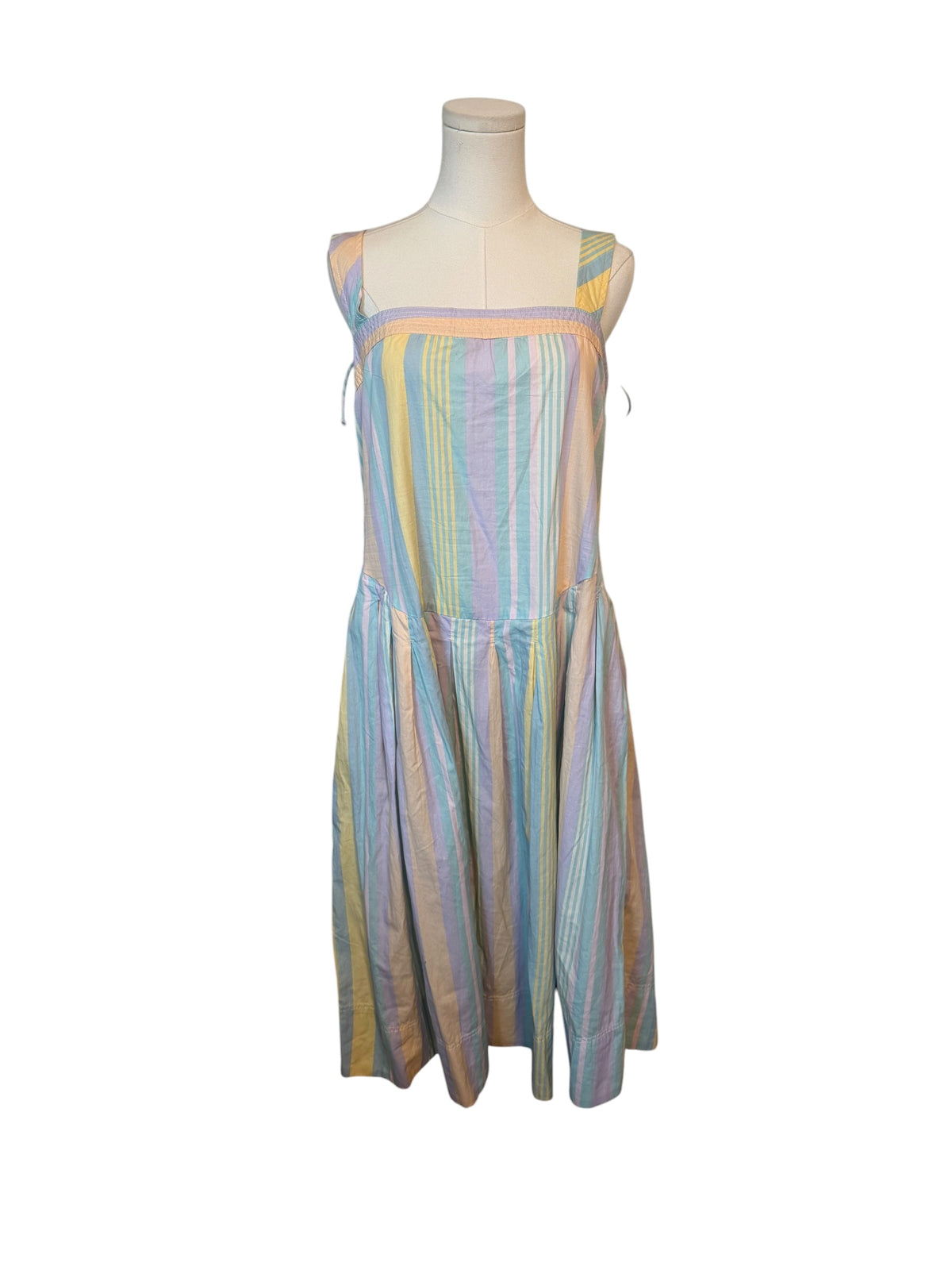 Free People Primavera Stripe Cotton Midi Dress