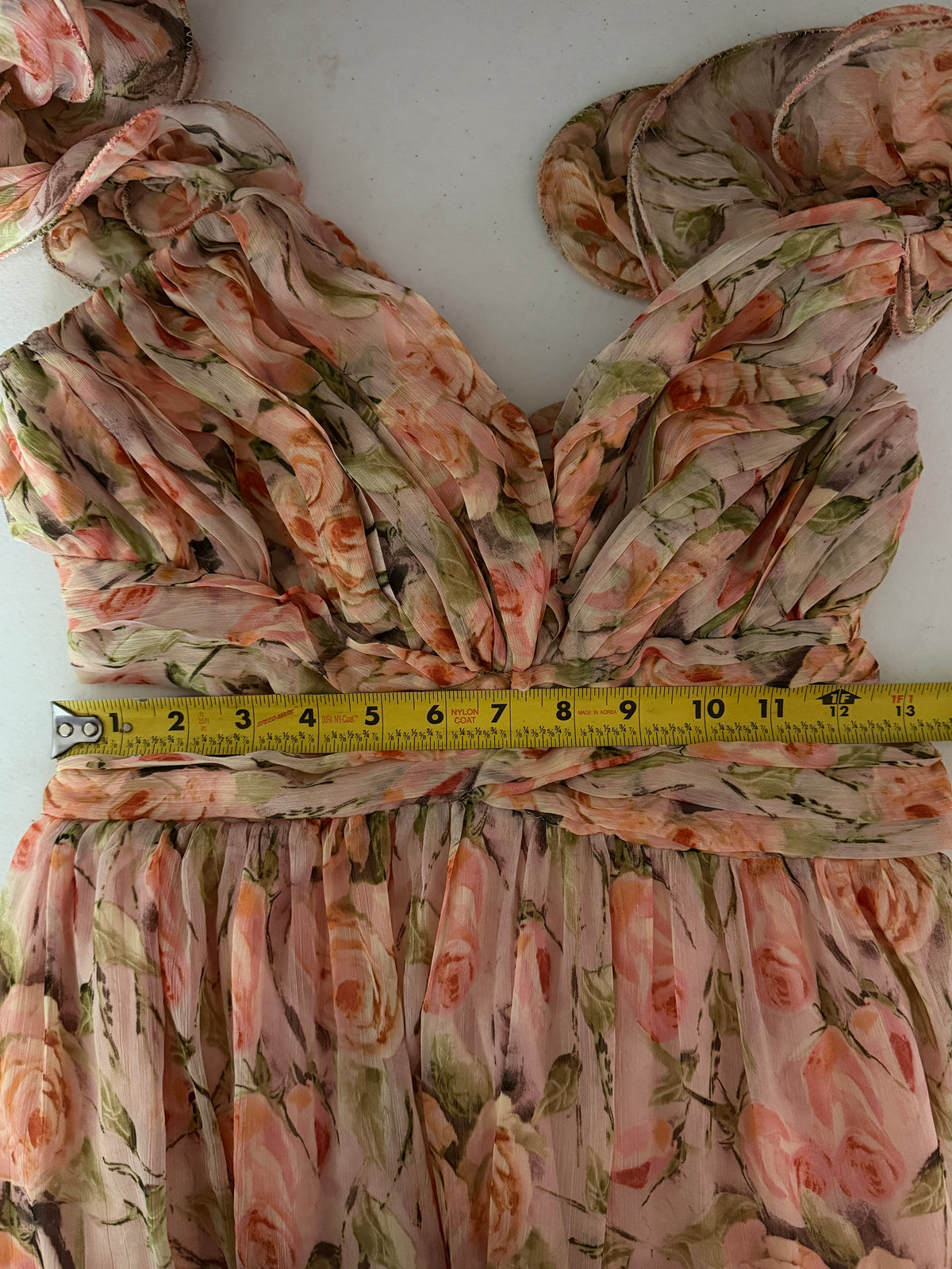 ASTR the Label Fritillaria Maxi Dress in coral floral