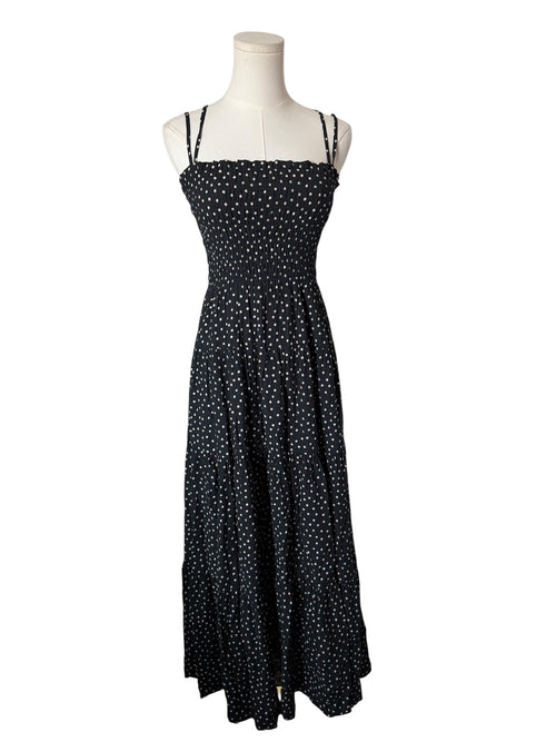 Abercrombie & Fitch smocked bodice maxi dress