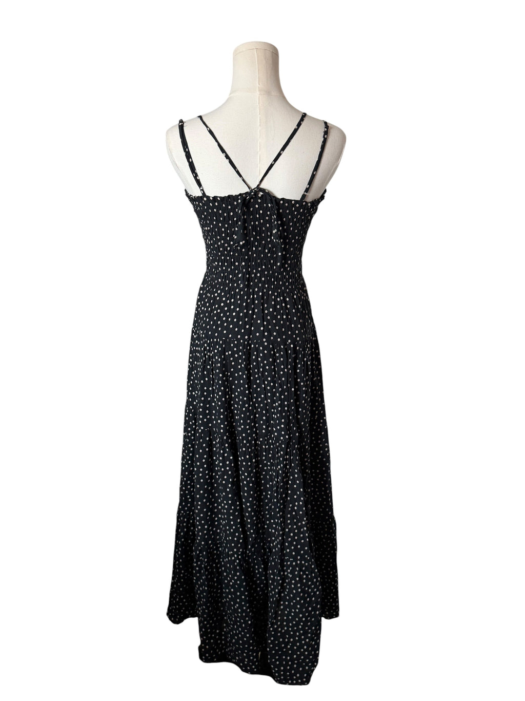 Abercrombie & Fitch smocked bodice maxi dress