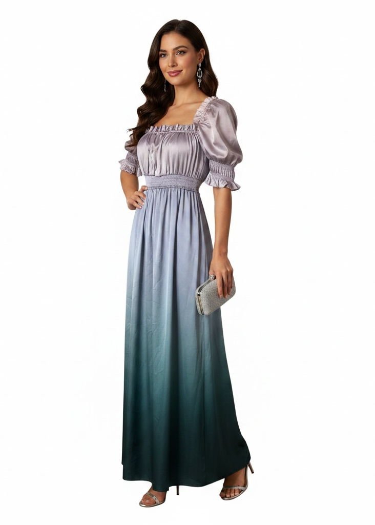 Especia Odette Ombré Maxi Dress