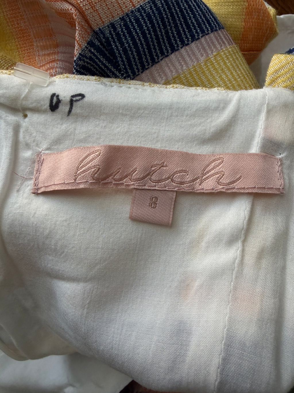 Anthropologie Hutch Marissa Striped bow tie dress
