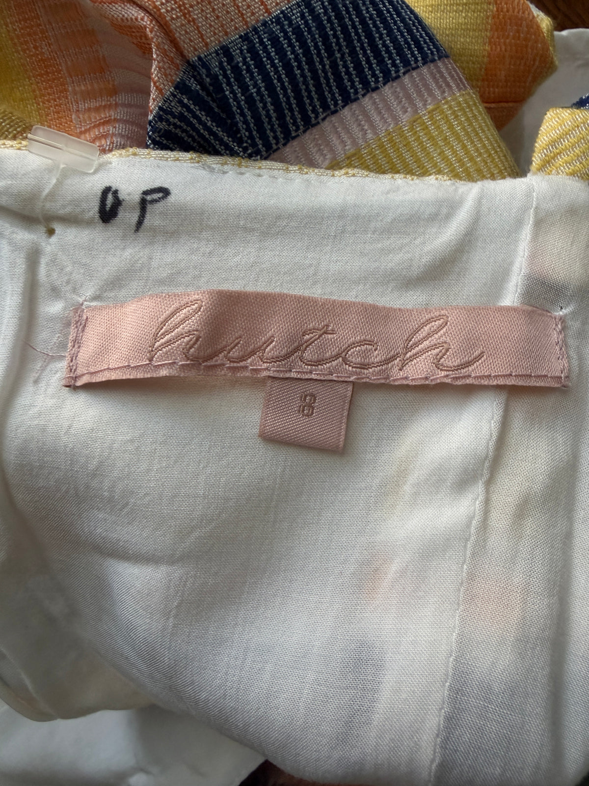 Anthropologie Hutch Marissa Striped bow tie dress
