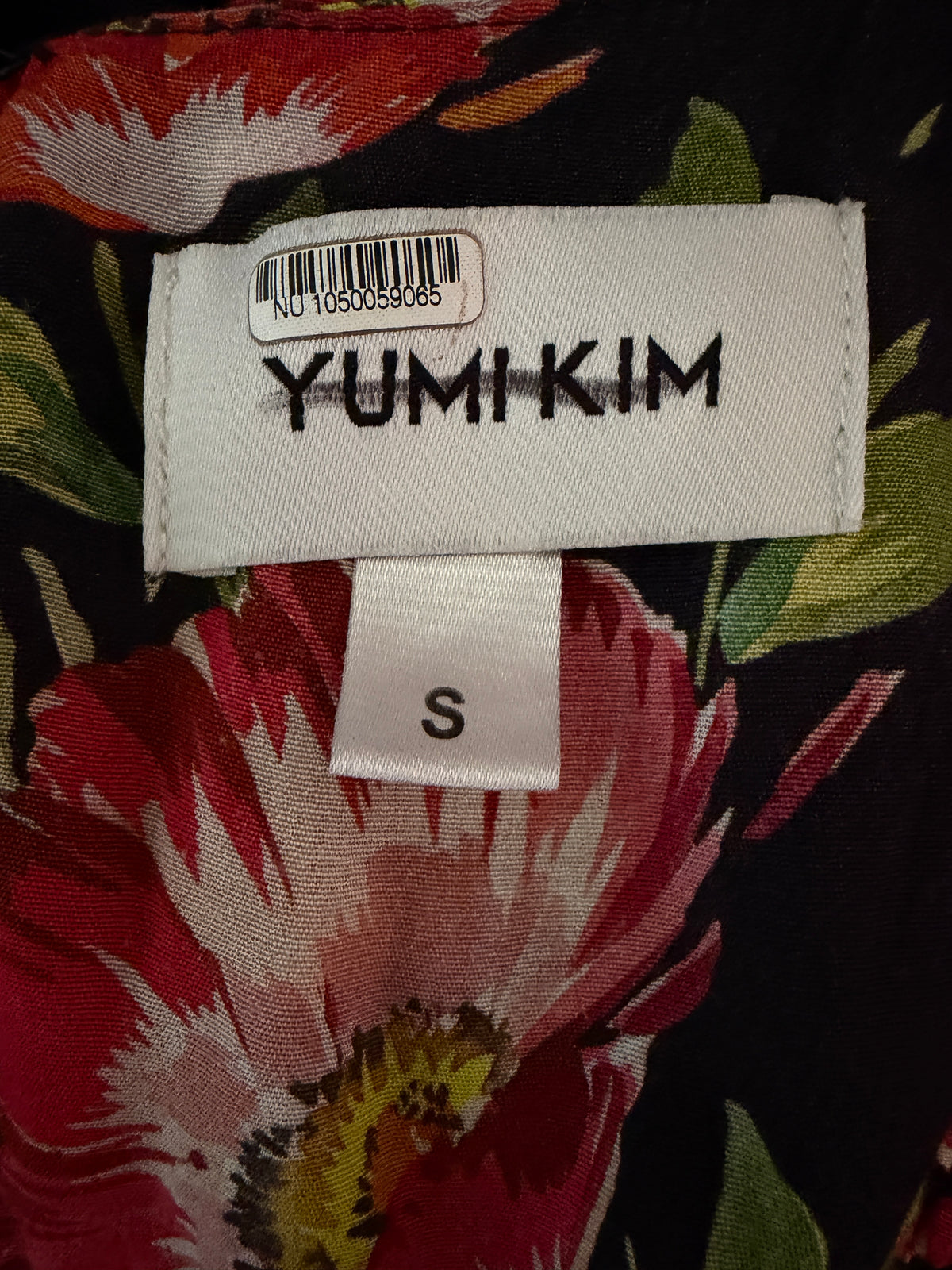 Yumi Kim Ruthie Dress features a black floral print