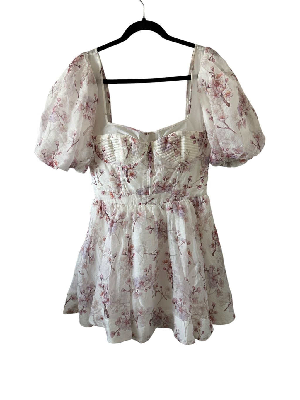 Bardot Gracious Floral Mini Dress in Blossom