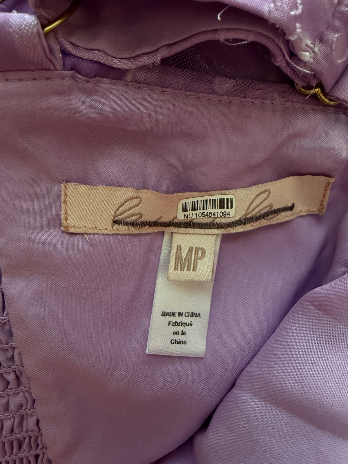 Hutch Twist-Front Textured Dress in lavender