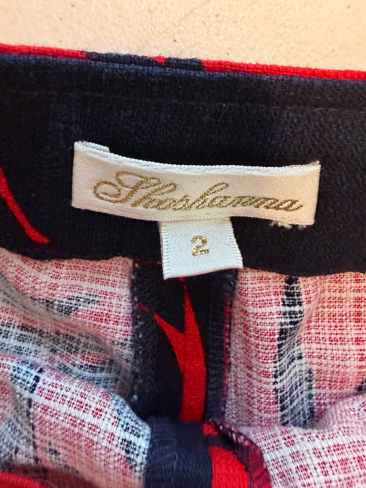 Shoshanna shorts feature a high-waist design