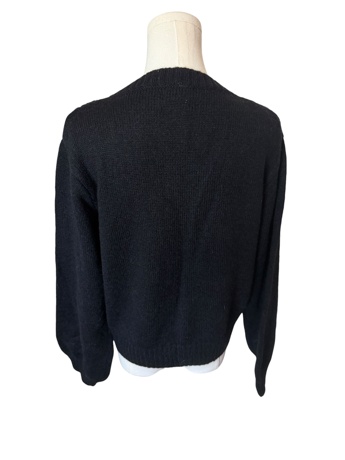POL Clothing Sparkle Season Embellished Knit Cardigan