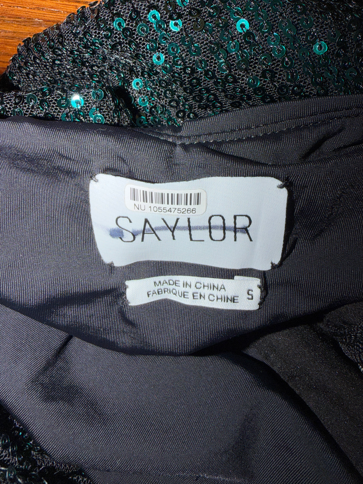 Saylor Finlee Maternity Sequin Dress