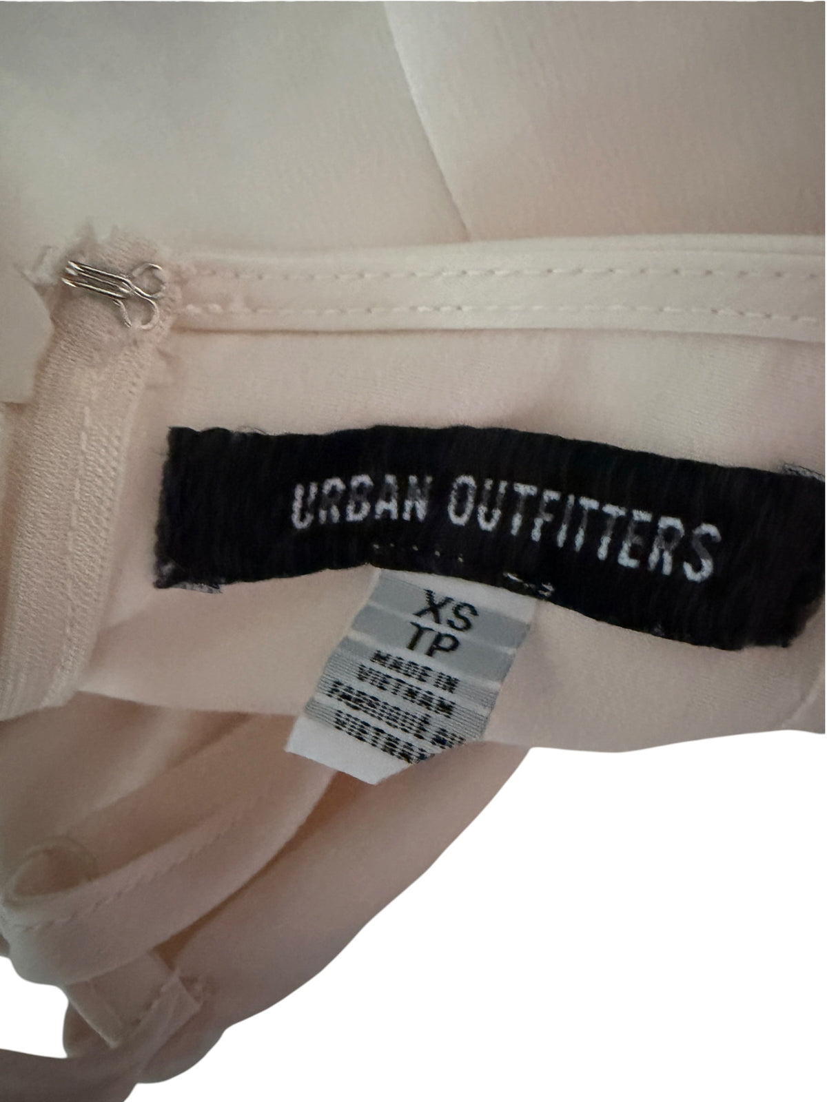 Urban Outfitters UO Bella Bow-Back Satin Silky Mini Dress