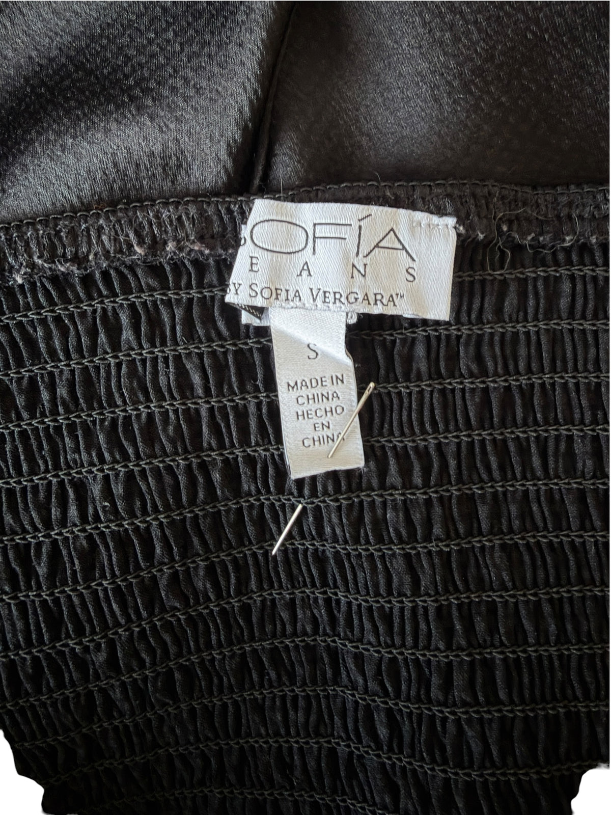 Sofia Womens Carly A-Line Midi Black Slip Dress