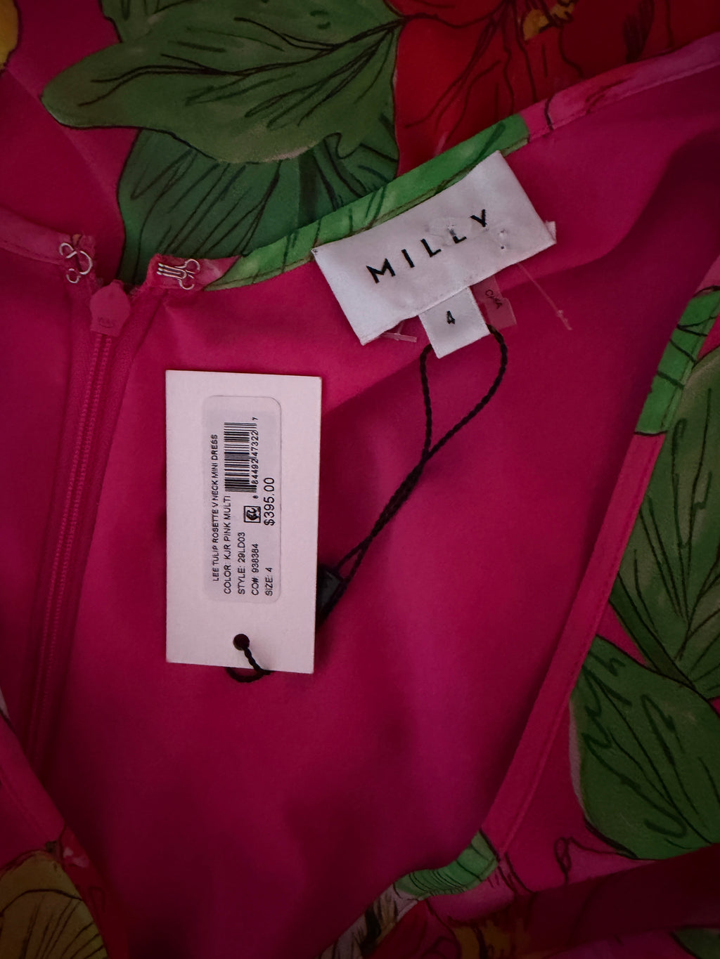 Milly Lee Tulip Rosette mini dress