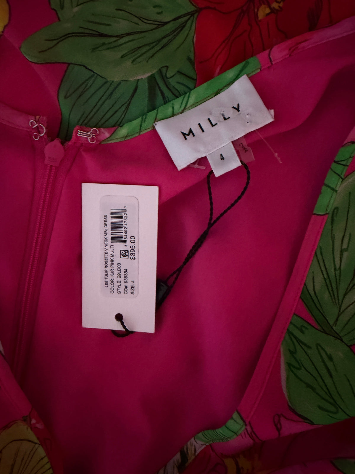 Milly Lee Tulip Rosette mini dress