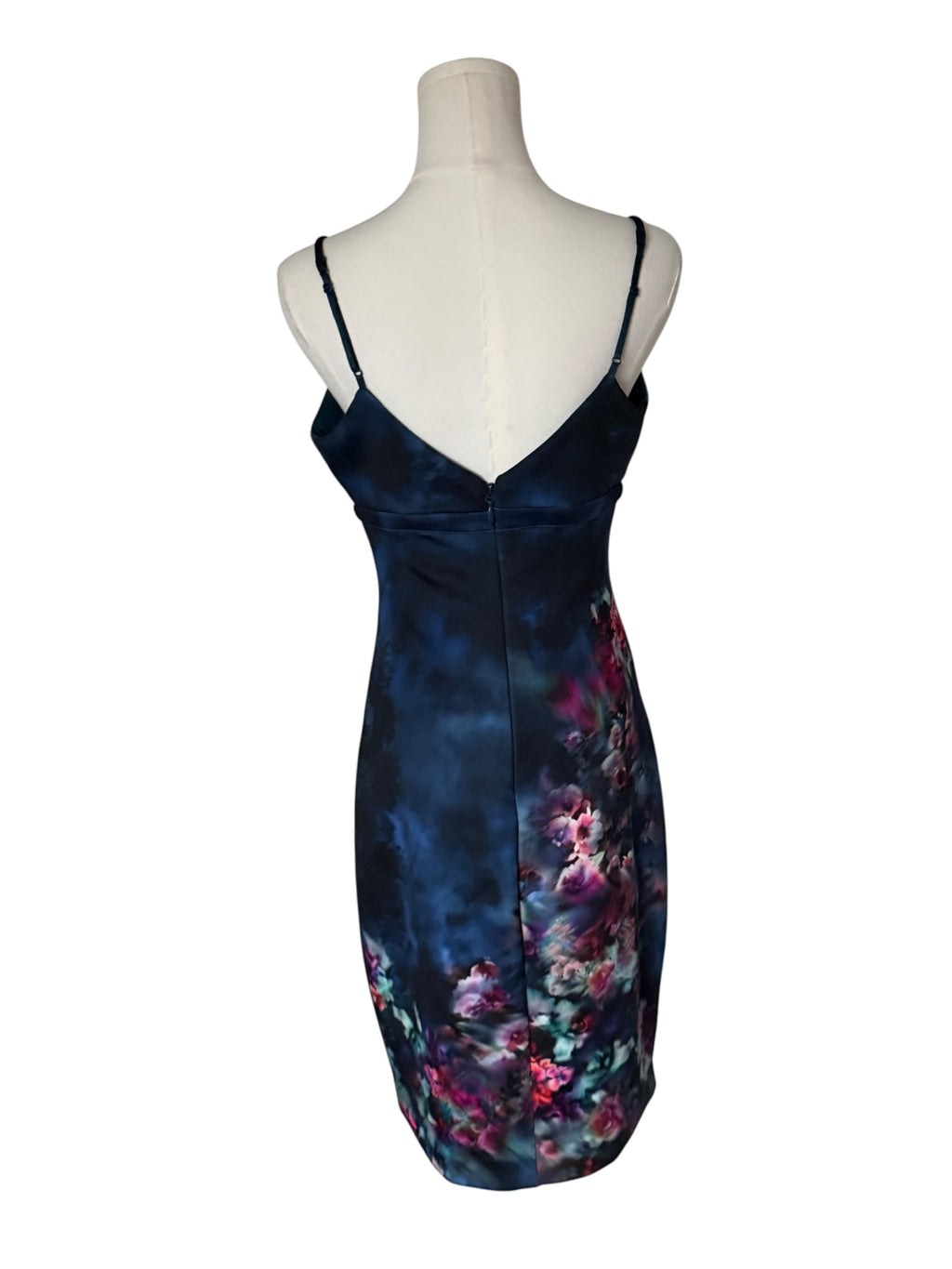 Bebe Amanda Print Scuba Dress