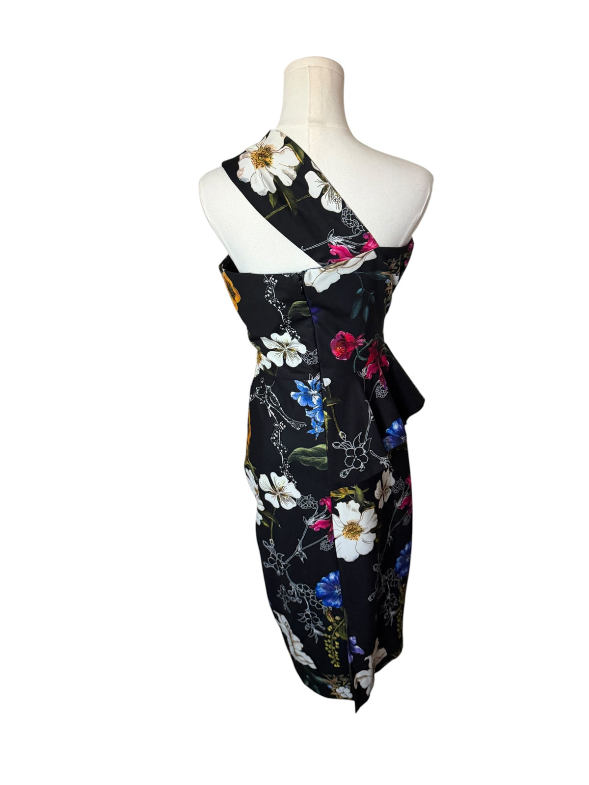 Parker Kysha One-Shoulder Floral Dress