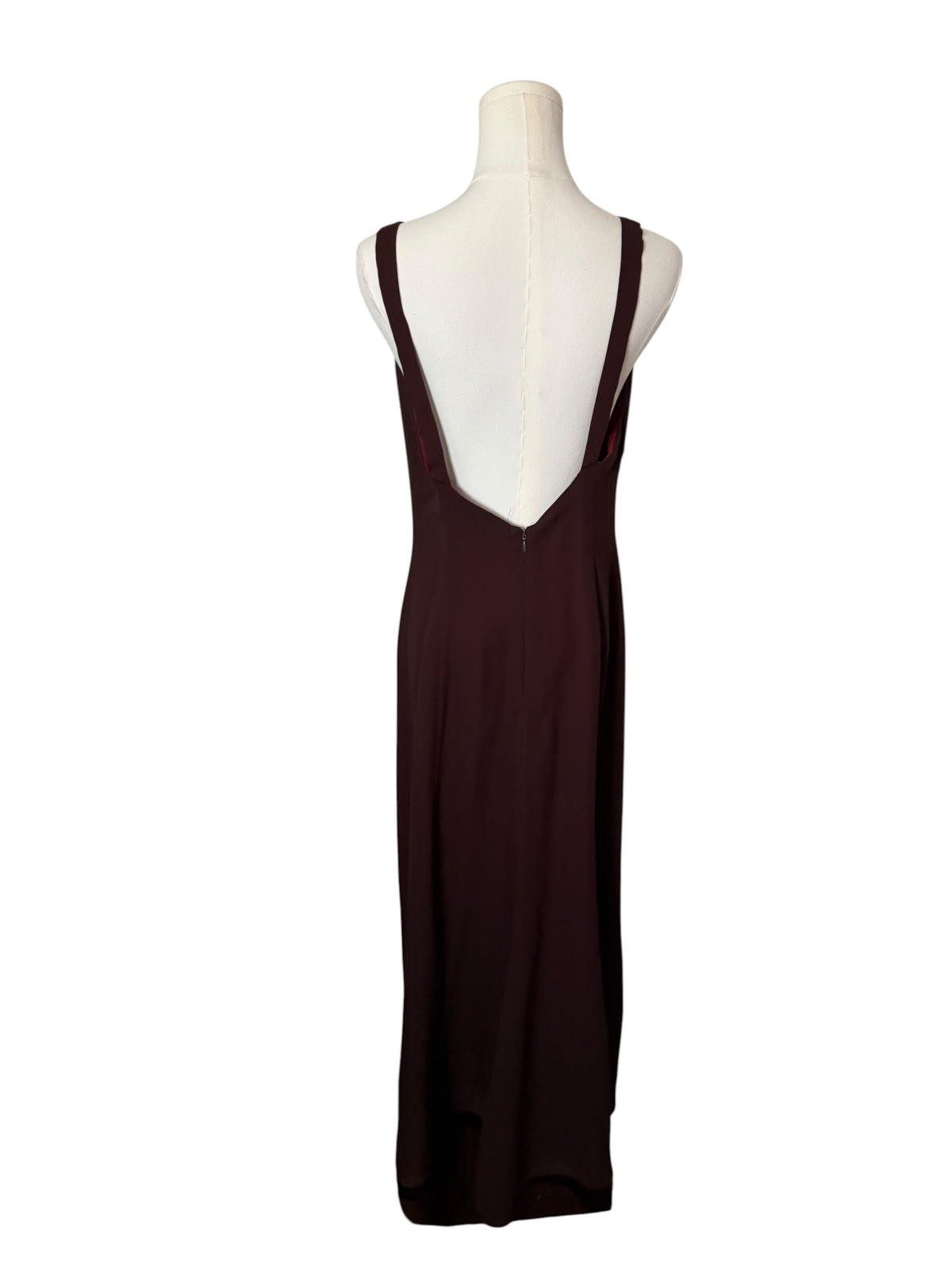 Rhapsody Sleeveless Maxi Dress in Deep Brown